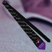 Beste papa ooit Script Schattige Cool Modern Fathe Stropdas