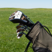 Beste Papa ooit Script Vaderdag Fotocollage Golfheadcover