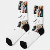 Beste papa ooit script Vaderdag fotocollage Sokken (Links)