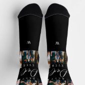 Beste papa ooit script Vaderdag fotocollage Sokken (Top)