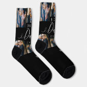 Beste papa ooit script Vaderdag fotocollage Sokken (Rechts)