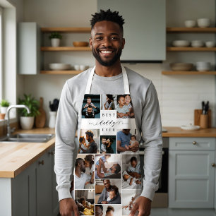 Beste papa ooit script vaders dag fotocollage schort