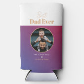 Beste papa ooit seltzer blikjeskoeler (Voorkant)