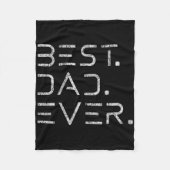 Beste papa ooit Shirt Modern Developer Programmer Fleece Deken (Voorkant)