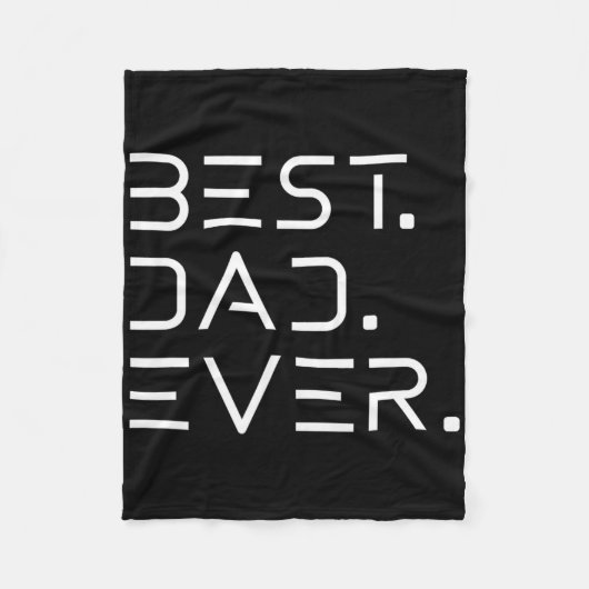 Beste papa ooit Shirt Modern Developer Programmer Fleece Deken (Voorkant)