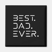 Beste papa ooit Shirt Modern Developer Programmer Magneet (Voorkant)
