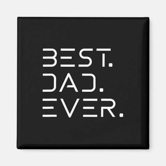 Beste papa ooit Shirt Modern Developer Programmer Magneet (Voorkant)
