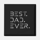 Beste papa ooit Shirt Modern Developer Programmer Magneet (Voorkant)