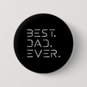 Beste papa ooit Shirt Modern Developer Programmer  Ronde Button 5,7 Cm (Voorkant)