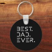 Beste papa ooit Shirt Modern Developer Programmer Sleutelhanger (Voorkant)