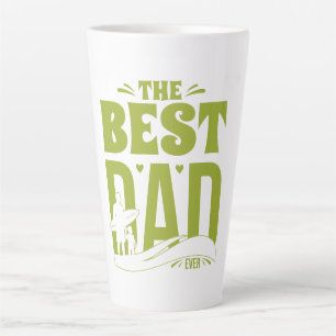 Beste Papa Ooit – Silhouet van Vader en Kind die S Latte Mok