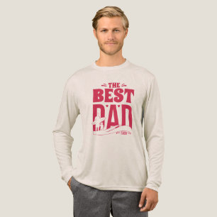 Beste papa ooit – Silhouet van vader en kind die s Tri-Blend Shirt