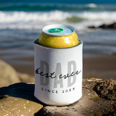 Beste papa ooit sinds 20XX Modern Simple Preppy Blikjeskoeler