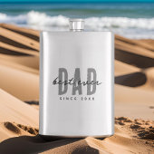 Beste papa ooit sinds 20XX Modern Simple Preppy Flacon