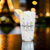 Beste papa ooit sinds 20XX Modern Simple Preppy Glas