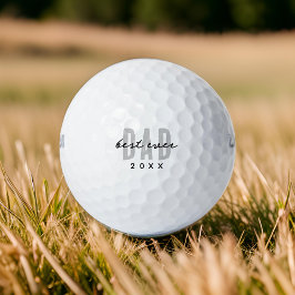 Beste papa ooit sinds 20XX Modern Simple Preppy Golfballen