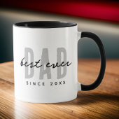 Beste papa ooit sinds 20XX Modern Simple Preppy Mok