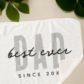 Beste papa ooit sinds 20XX Modern Simple Preppy Sherpa Deken