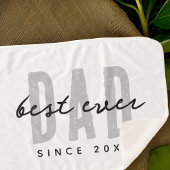 Beste papa ooit sinds 20XX Modern Simple Preppy Sherpa Deken