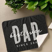 Beste papa ooit sinds 20XX Modern Simple Preppy Sherpa Deken