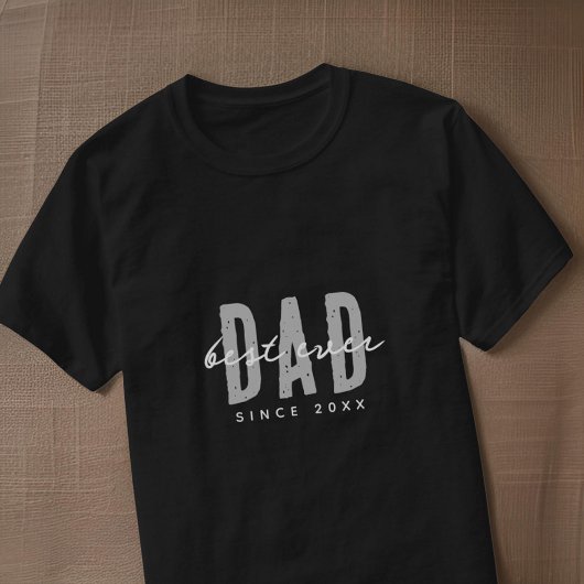 Beste papa ooit sinds 20XX Modern Simple Preppy T-shirt