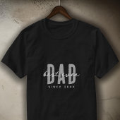 Beste papa ooit sinds 20XX Modern Simple Preppy T-shirt