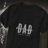 Beste papa ooit sinds 20XX Modern Simple Preppy T-shirt