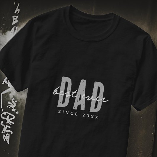 Beste papa ooit sinds 20XX Modern Simple Preppy T-shirt