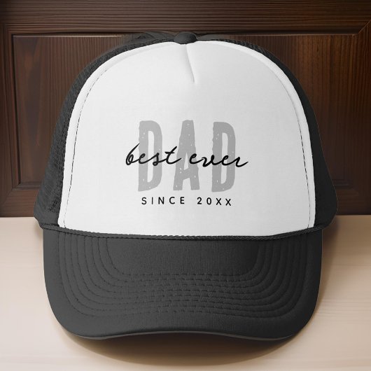 Beste papa ooit sinds 20XX Modern Simple Preppy Trucker Pet