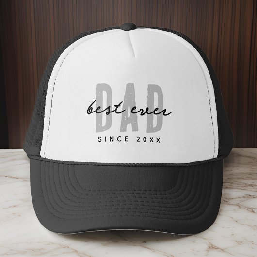 Beste papa ooit sinds 20XX Modern Simple Preppy Trucker Pet