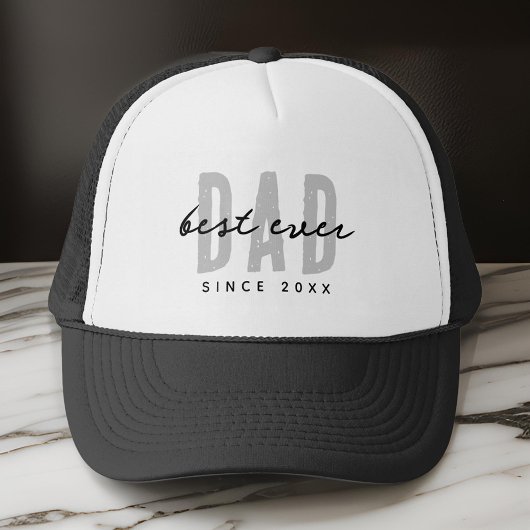 Beste papa ooit sinds 20XX Modern Simple Preppy Trucker Pet
