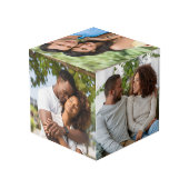 Beste papa ooit | Sjabloon voor fotocollage Kubus (Achter hoekig)