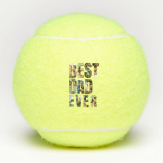 Beste papa ooit | Sjabloon voor fotocollage Tennisballen