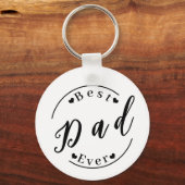 Beste papa ooit sleutelhanger (Voorkant)