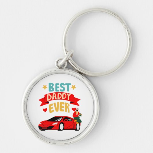 Beste papa ooit sleutelhanger (Voorkant)