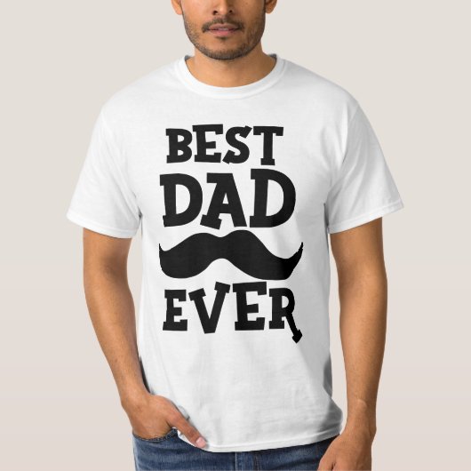 BESTE PAPA OOIT | SNOR | VADERDAG T-SHIRT (Voorkant)