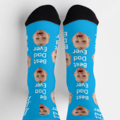 Beste papa ooit sokken, sokken met aangepaste foto (Top)