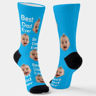 Beste papa ooit sokken, sokken met aangepaste foto