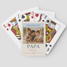 Beste Papa Ooit Speelkaarten - Vaderdag Cadeau