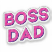 Beste papa ooit sticker (Voorkant)