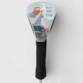 Beste papa ooit superheld zeiler golfheadcover