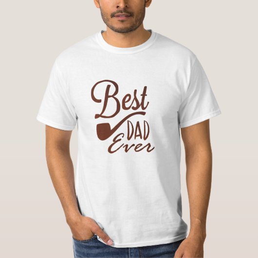 Beste papa ooit t-shirt (Voorkant)