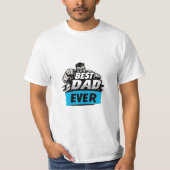 Beste papa ooit t-shirt (Voorkant)