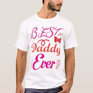 Beste Papa Ooit T-shirt met op maat gemaakte typog