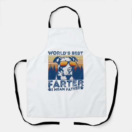 beste papa ooit t-shirt werelds beste scheter schort (Voorkant)