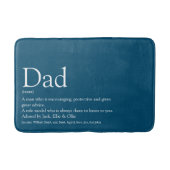 Beste papa ooit ter wereld Vader Oom Definitie Bla Badmat (Voorkant)
