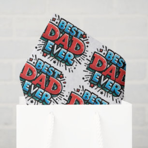 Beste papa ooit tissuepapier
