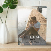 Beste papa ooit trendy typografie vol fotoblokken