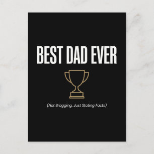Beste Papa Ooit Trofee T-shirt - Beste Vaderdag Ca Briefkaart