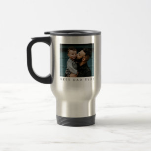 Beste papa ooit Twee Foto Persoonlijk Reisbeker